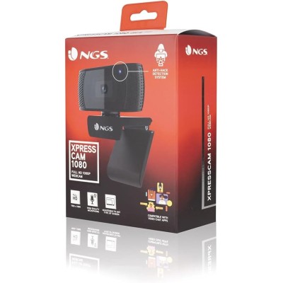 NGS XPRESSCAM1080 webcam 2 MP 1920 x 1080 Pixel USB 2.0 Nero