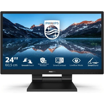 Philips 242B9T Monitor Touch 23.8" IPS 60Hz FullHD 5ms Multimediale USB VGA/DVI/HDMI/DP