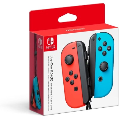 Controller Coppia Joy-Con Joycon Rosso Blu Neon Nintendo Switch Controller - NUOVI