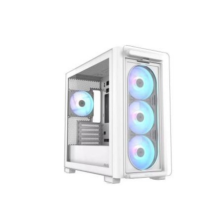 ASUS A23 Plus TG White ARGB Mini Tower No-Power Vetro Temperato minITX/mATX