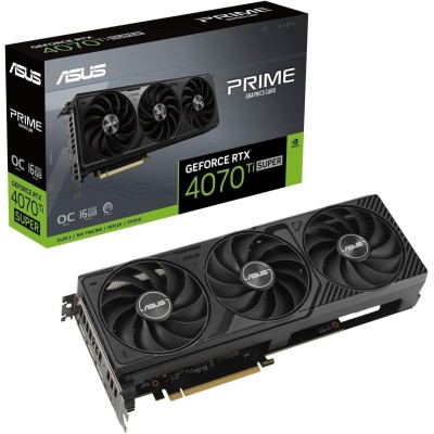 ASUS Scheda Grafica GeForce RTX 4070 Ti SUPER 16GB GDDR6X Prime RTX4070TIS-O16G