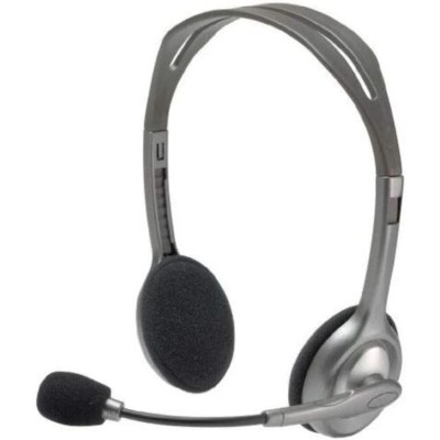 Logitech Stereo Headset H110 Cuffie/Microfono 3.5mm Silver