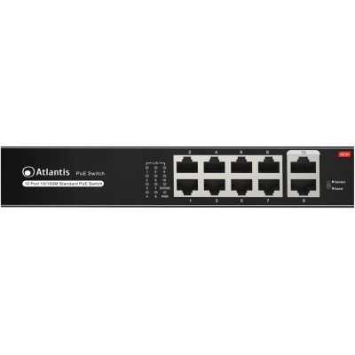 Atlantis Land NetPower F10PoE8-120W Switch Fast Ethernet PoE 8 porte