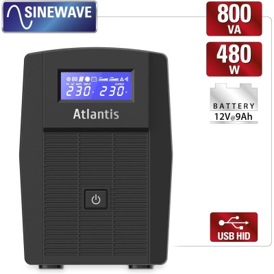 Atlantis Host-Power 1003 UPS Line interactive 850VA/480W 3xIEC