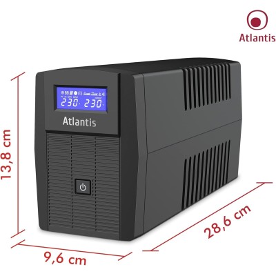 Atlantis Host-Power 1003 UPS Line interactive 850VA/480W 3xIEC