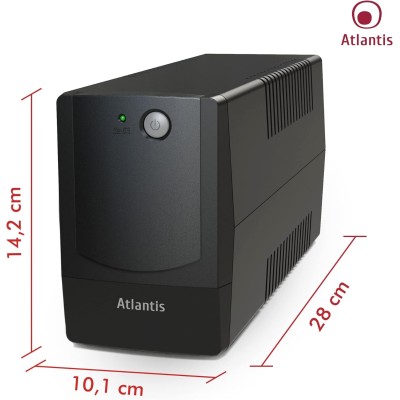 Atlantis One-Power PX1100 Line-Interactive UPS 1100VA-550W 4*IEC