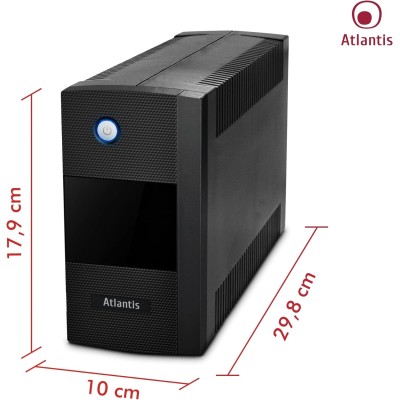 Atlantis Land OnePower S1000LE UPS Line Interactive 1000VA/600W USB 3xSchuko