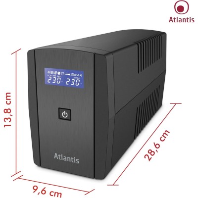 Atlantis Land OnePower S120 UPS Line Interactive 1000VA/500W USB 4xIEC