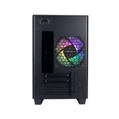 In Win A3 BLACK Mini Tower Vetro Temperato No-Power mini ITX/microATX Nero