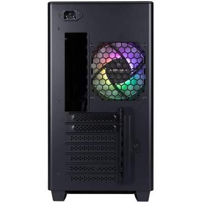 In Win A5 BLACK Middle Tower Vetro Temperato No-Power mini ITX/microATX/ATX/E-ATX Nero