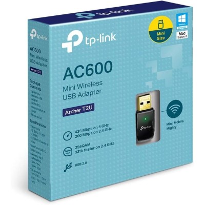 TP-Link Archer T2U Dongle USB Wi-Fi Dual Band AC600 USB 2.0 