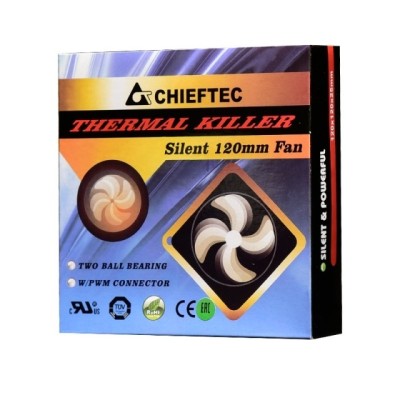 Chieftec AF-1225PWM ventola 120mm ball bearing 4 pin