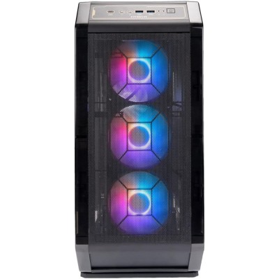 In Win AIRFORCE Middle Tower Vetro Temperato No-Power mini ITX/microATX/ATX Nero