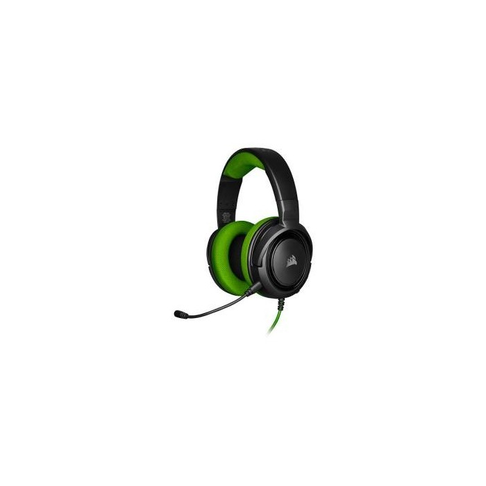 Corsair HS35 Green Cuffie con Microfono jack3.5 PC/XboxOne/PS4/Mobile