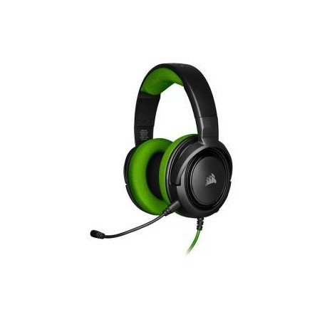 Corsair HS35 Green Cuffie con Microfono jack3.5 PC/XboxOne/PS4/Mobile