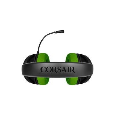 Corsair HS35 Green Cuffie con Microfono jack3.5 PC/XboxOne/PS4/Mobile