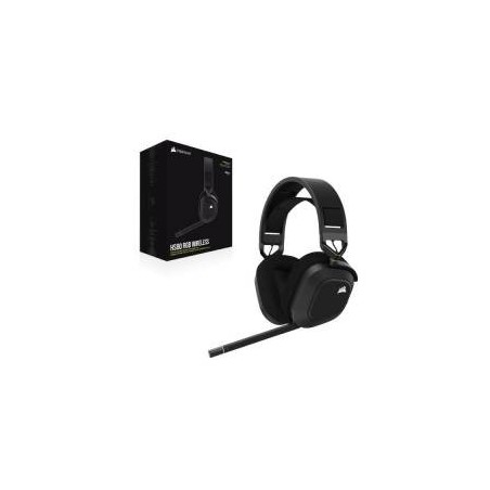 Corsair HS80 RGB Wireless Cuffie con Microfono PC/PS4/Xbox One Carbon