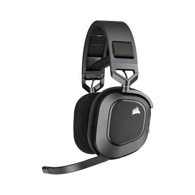 Corsair HS80 RGB Wireless Cuffie con Microfono PC/PS4/Xbox One Carbon