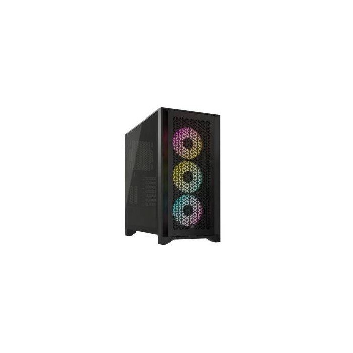 Corsair 4000D RGB, Mid Tower Vetro Temperato No-Power minITX/mATX/ATX/E-ATX