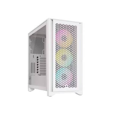 Corsair iCUE 4000D RGB, Mid Tower Vetro Temperato No-Power minITX/mATX/ATX/E-ATX