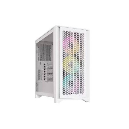 Corsair iCUE 4000D RGB, Mid Tower Vetro Temperato No-Power minITX/mATX/ATX/E-ATX