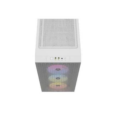 Corsair 3000D RGB AirFlow Mid Tower Vetro Temperato No-Power minITX/mATX/ATX Bianco