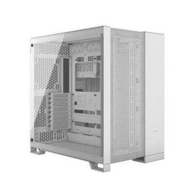 Corsair 6500D Airflow White Middle Tower Vetro Temperato No-Power minITX/mATX/ATX/E-ATX