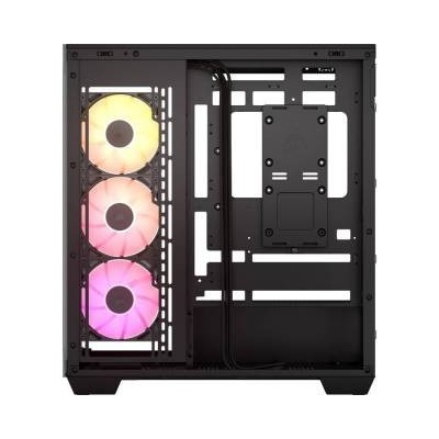 Corsair 3500X ARGB Black Middle Tower Vetro Temperato No-Power minITX/mATX/ATX/E-ATX