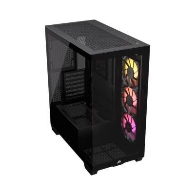 Corsair 3500X ARGB Black Middle Tower Vetro Temperato No-Power minITX/mATX/ATX/E-ATX