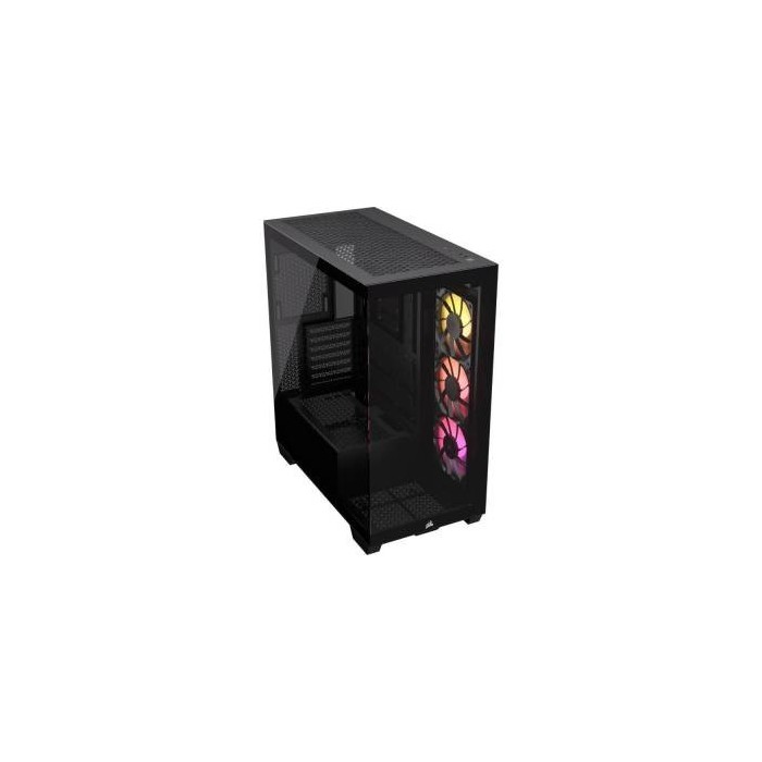 Corsair 3500X ARGB Black Middle Tower Vetro Temperato No-Power minITX/mATX/ATX/E-ATX