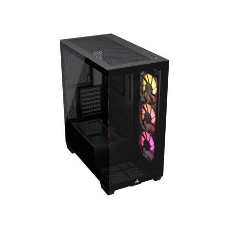 Corsair 3500X ARGB Black Middle Tower Vetro Temperato No-Power minITX/mATX/ATX/E-ATX