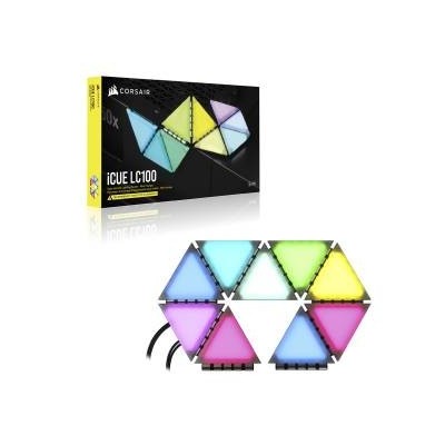 Corsair iCUE LC100 Luci Smart triangolari per Case - Starter Pack