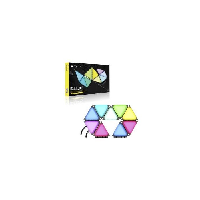 Corsair iCUE LC100 Luci Smart triangolari per Case - Starter Pack