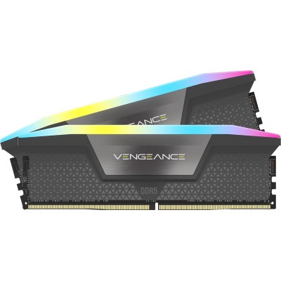 Corsair CMH64GX5M2B5600Z36K Vengeance RGB 64GB Kit 2x32GB DDR5 5600MHz CL36 - Memorie Ram