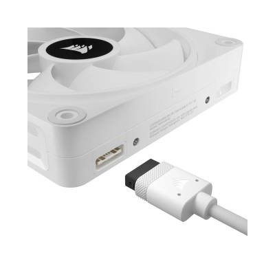 Corsair iCUE Link QX120 RGB PWM Fan 120mm Bianco