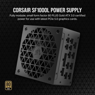 Corsair SF-L SF1000L 1000W Modulare 80+ Gold PFC Attivo SFX