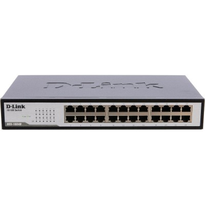 D-Link DES-1024D Switch Unmannaged Fast Ethernet 24*LAN Nero