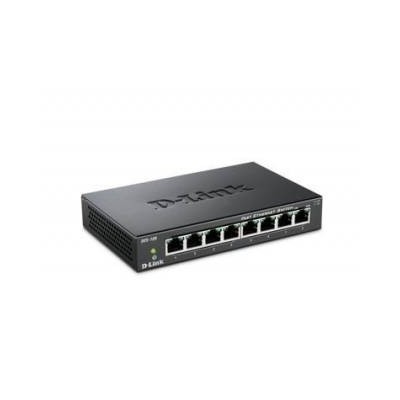 D-Link DES-108 Switch Unmanaged Fast Ethernet 8*LAN Nero