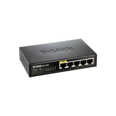 D-Link DGS-1005P Switch Fast Ethernet PoE 5*Porte Nero