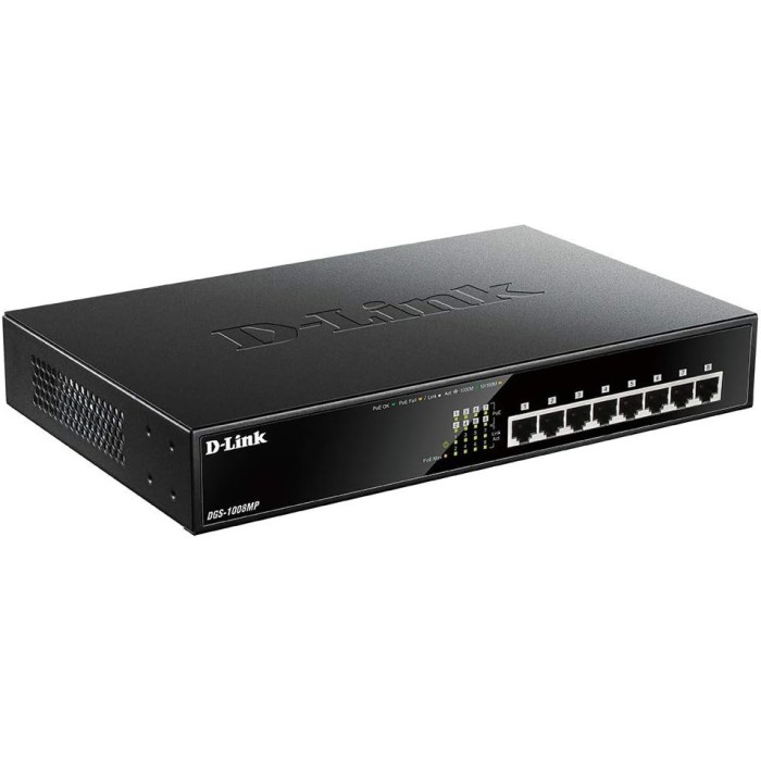 D-Link DGS-1008MP Desktop Switch Gigabit Ethernet 10/100/1000 8 porte PoE