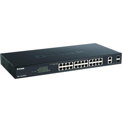 D-Link DGS-1100-26MPV2 Switch Managed Gigabit Ethernet 26 Porte PoE Nero