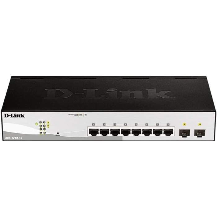 D-Link DGS-1510-10 Switch Smart Managed Gigabit PoE 8 porte