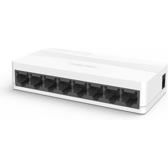 Hikvision DS-3E0108D-E Switch Fast Ethernet 8 Porte 