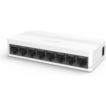 Hikvision DS-3E0108D-E Switch Fast Ethernet 8 Porte 