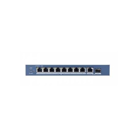 Hikvision DS-3E0510P-E Switch Unmanaged PoE Gigabit 8 porte