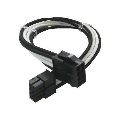 Barrow Extension Cable PSU 4+4pin CPU 30cm Nero/Bianco