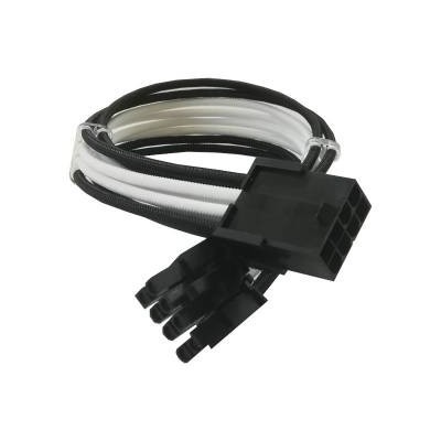 Barrow Extension Cable GPU 6+2pin CPU 30cm Nero/Bianco