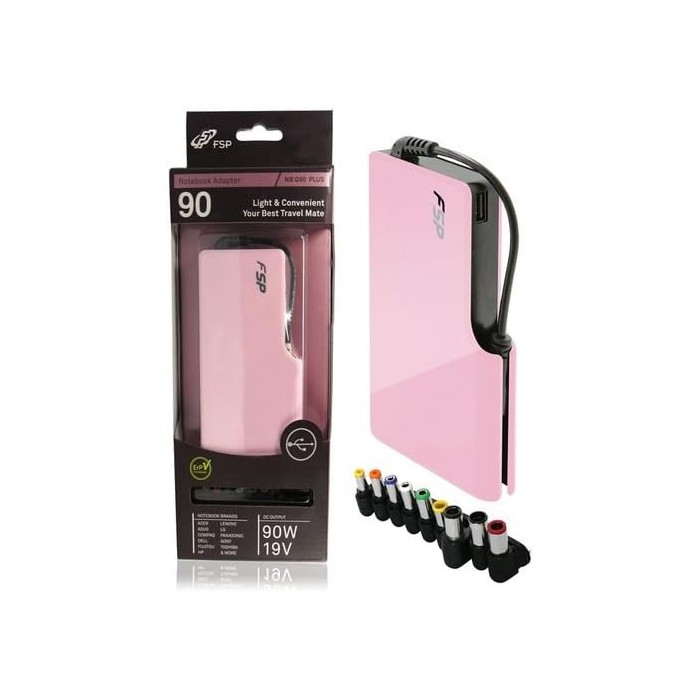 Fortron FSP-NBQ90PLUS 90Watt Notebook power Ac-adapter Rosa