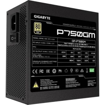 Gigabyte P750GM 750W Modulare 80+ Gold PFC Attivo ATX