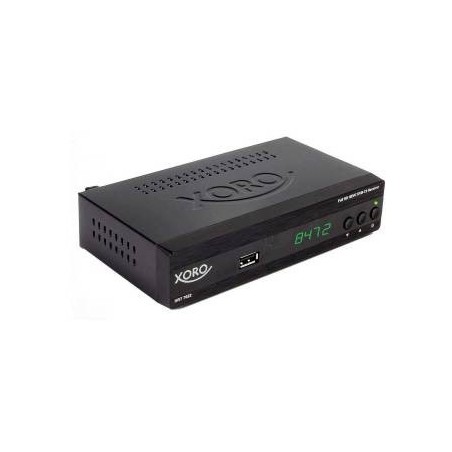 Xoro HRT 7622 NP Decoder Digitale Terrestre DVB-T2 HDMI/SCART Ethernet/USB